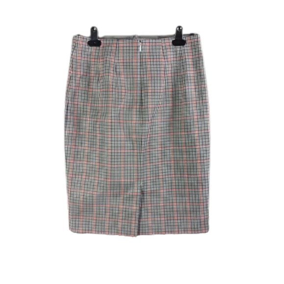 Boden Tartersall Plaid Check Pencil Skirt Brown Size 6P - Picture 2 of 9